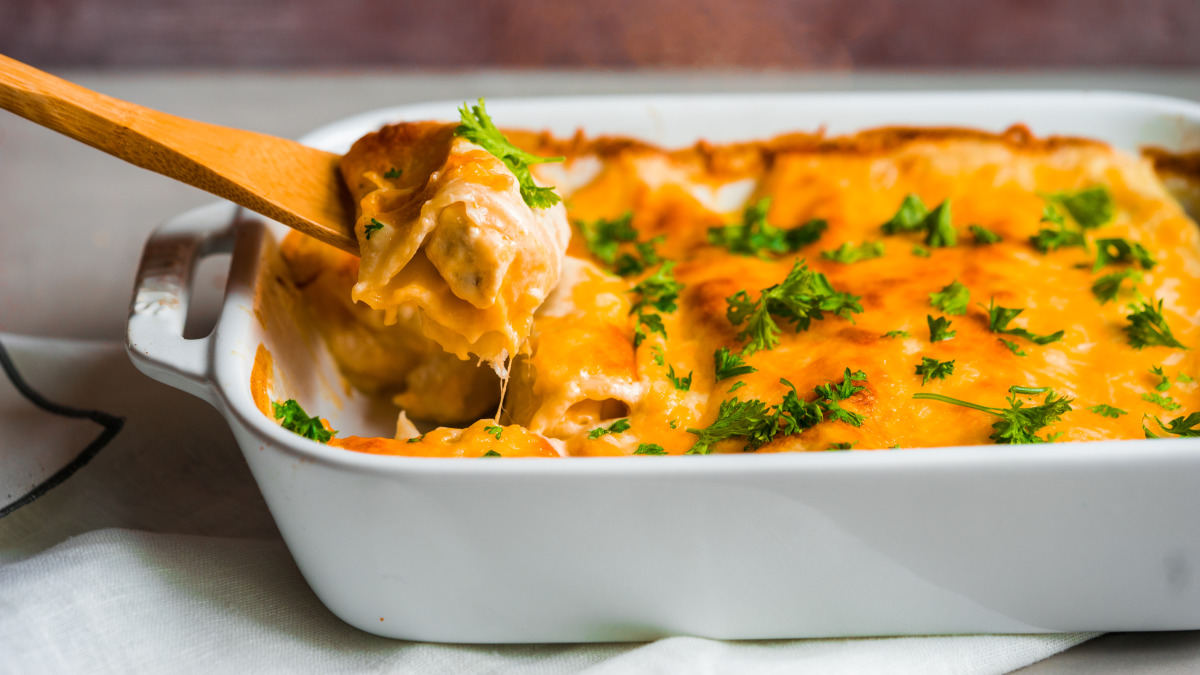Simply Sour Cream Chicken Enchiladas