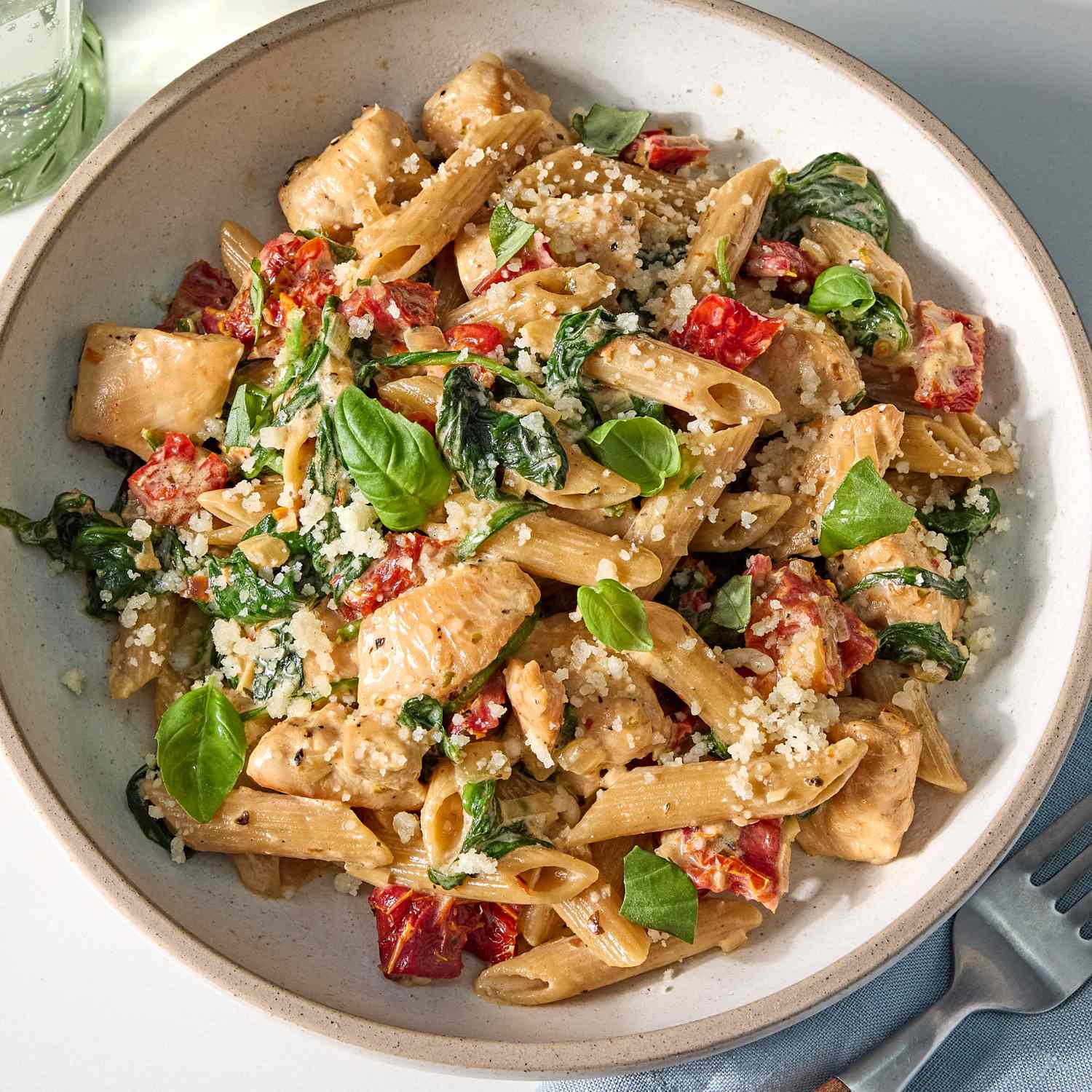 Marry Me Chicken & Spinach Penne Skillet