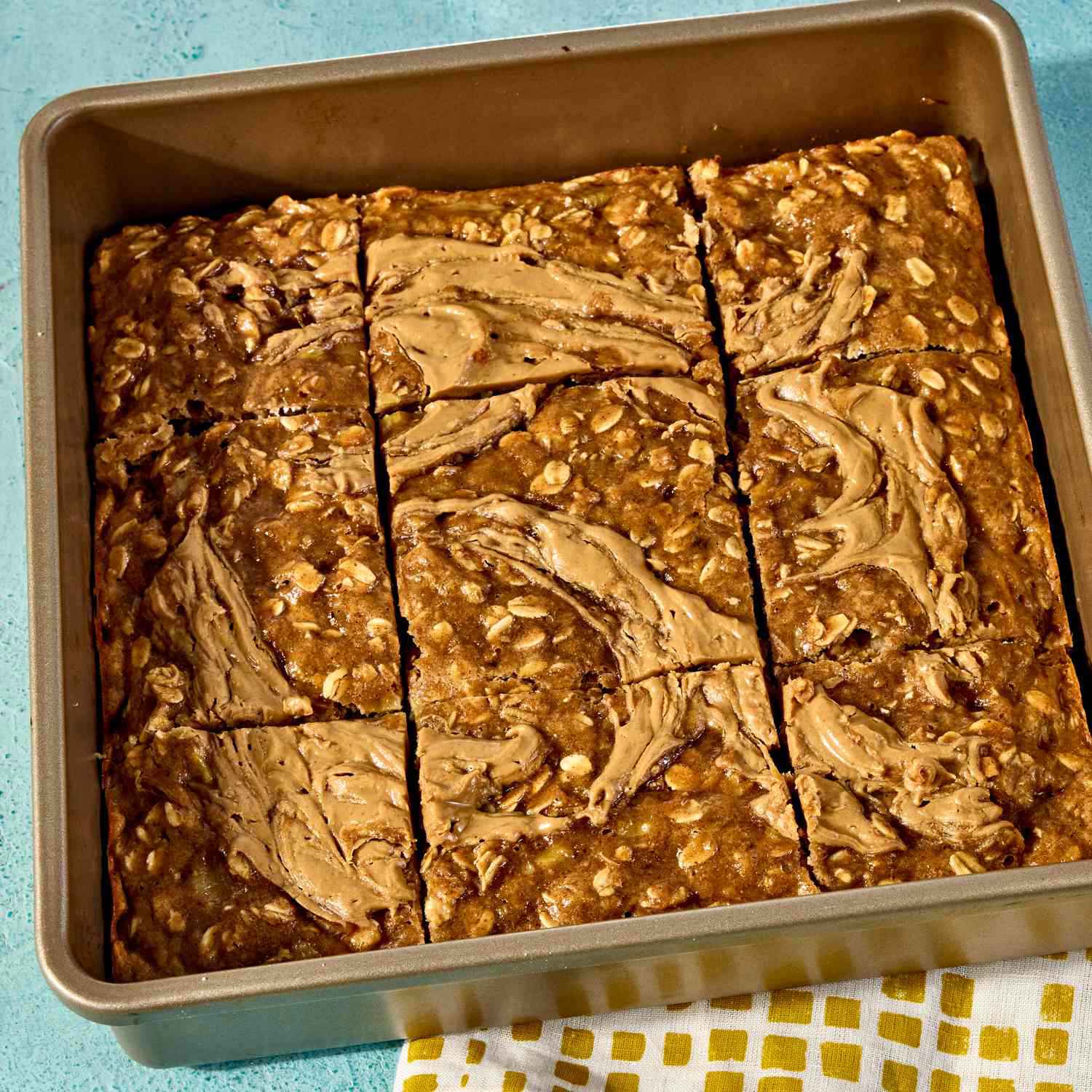 High-Protein Peanut Butter–Banana Oatmeal Bars