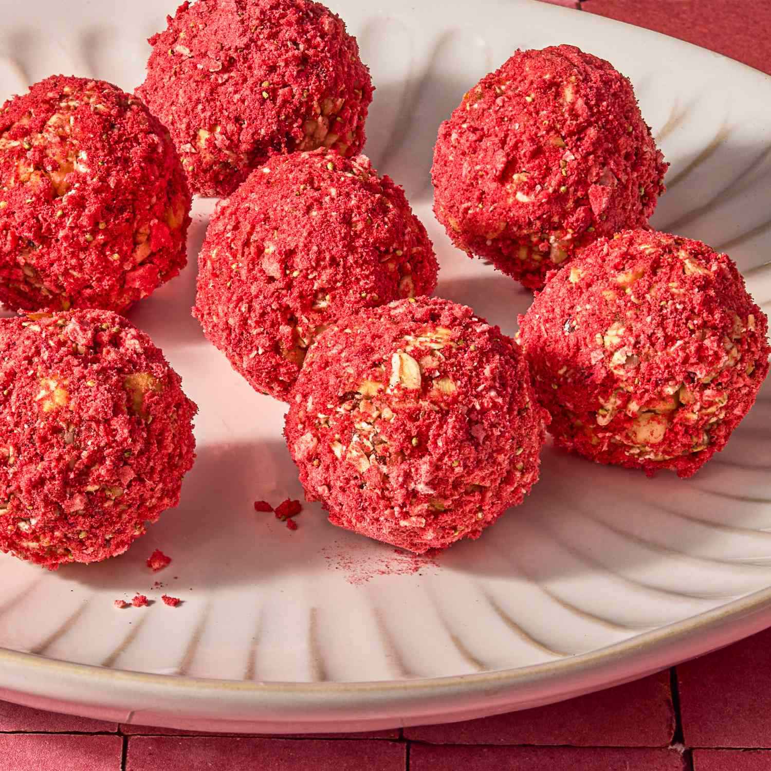 Lemon-Strawberry Energy Balls