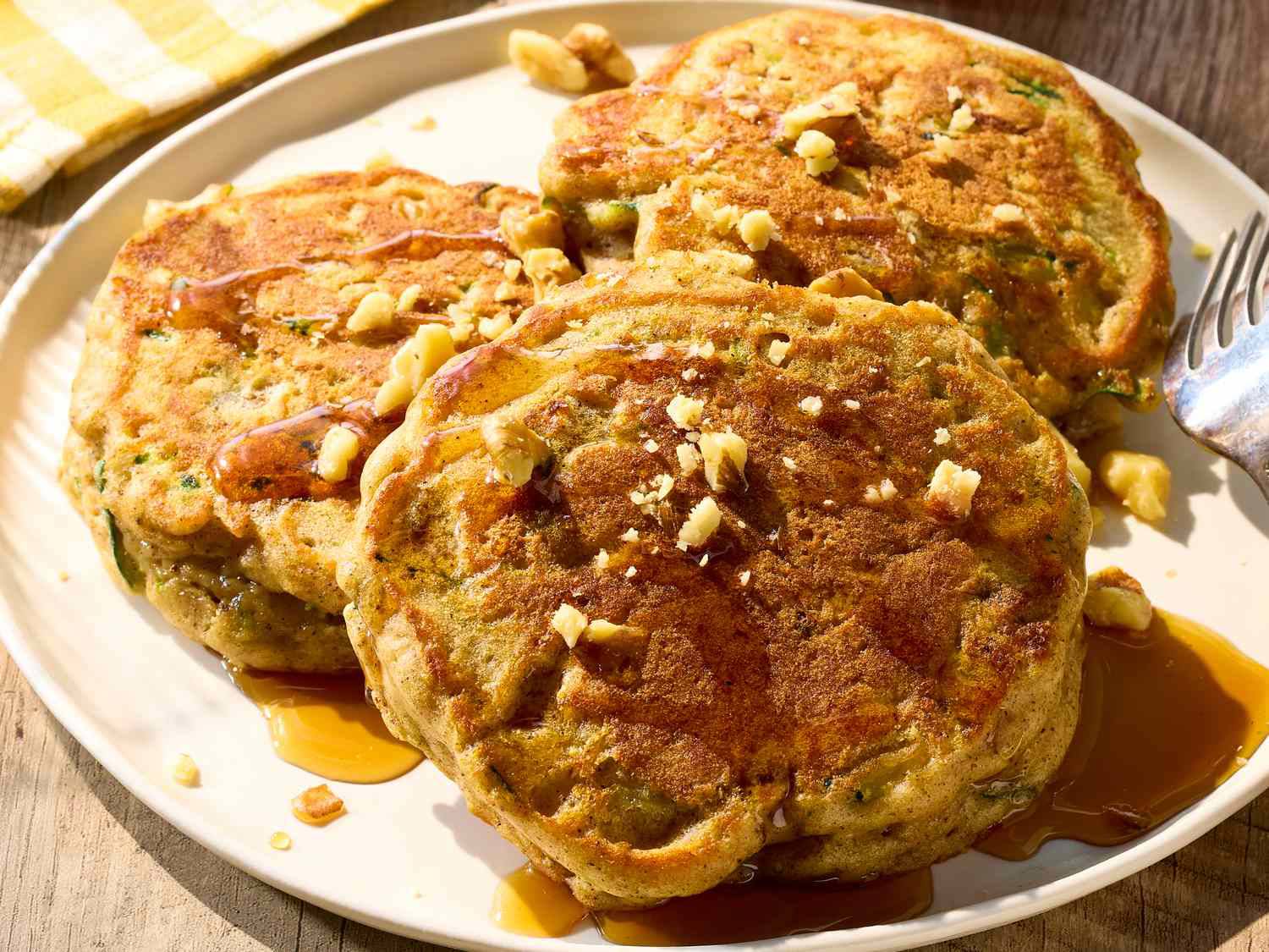 Meet Zucchini Bread Pancakes: The Breakfast I'm Making All Summer Long