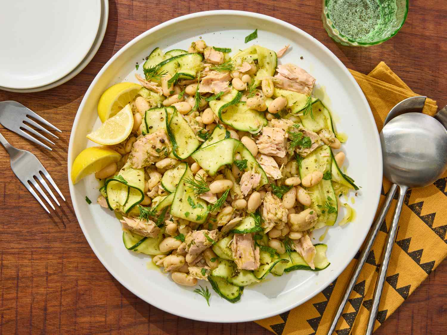 Tuna, White Bean, and Zucchini Salad