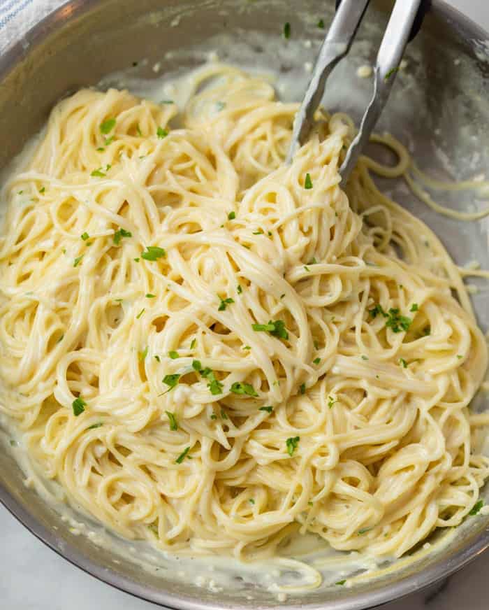 Garlic Parmesan Pasta (One Pot!)
