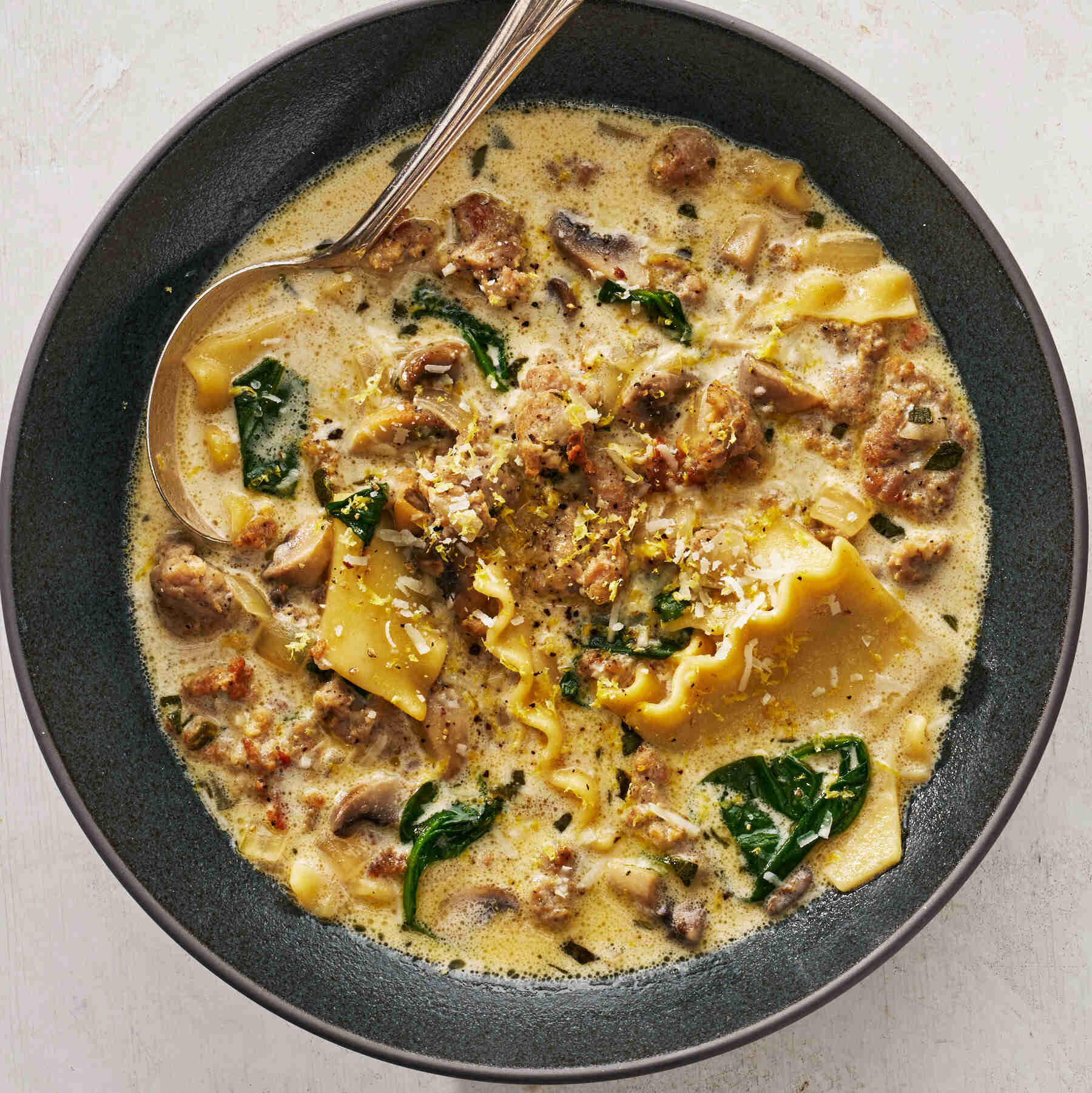Creamy Lasagna Soup
