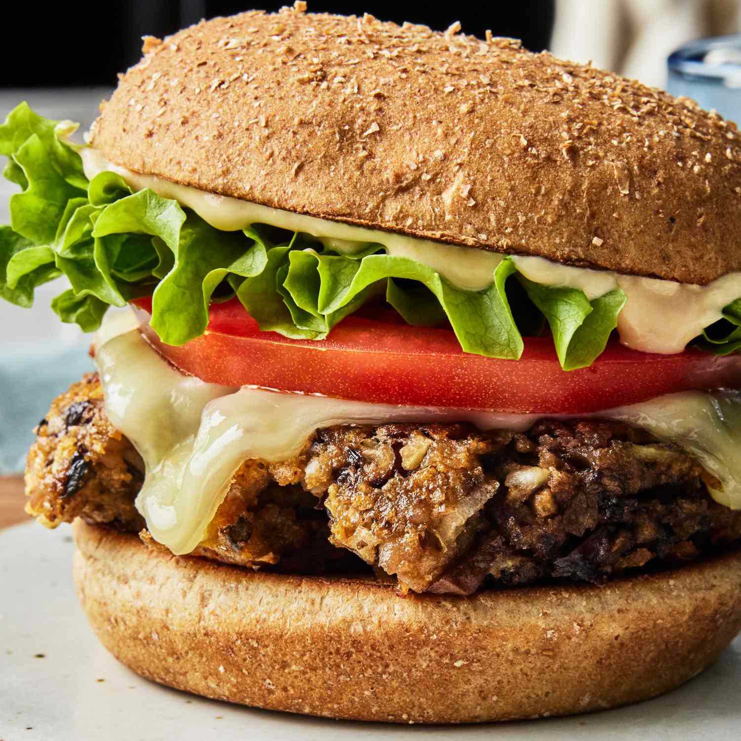 Black Bean & Veggie Smash Burgers
