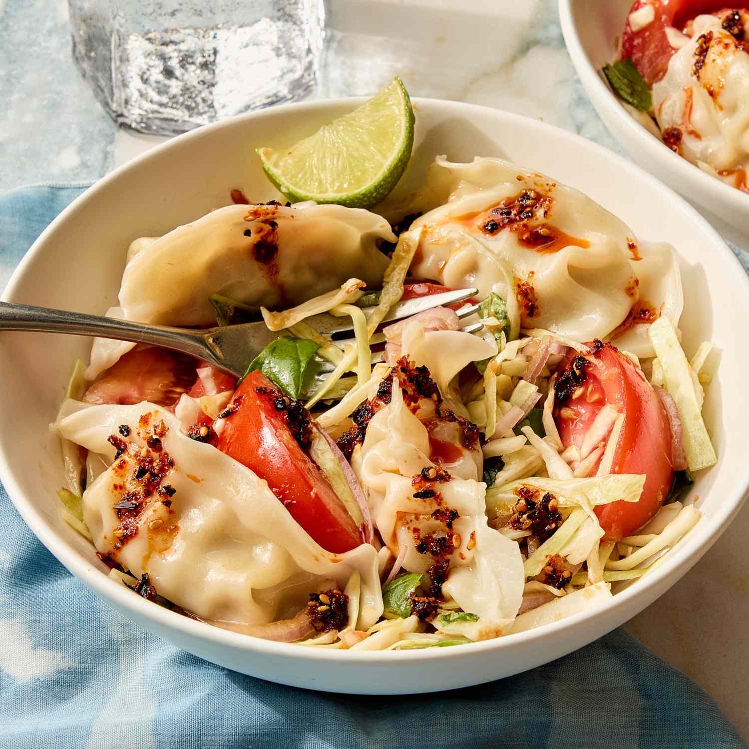Dumpling Salad