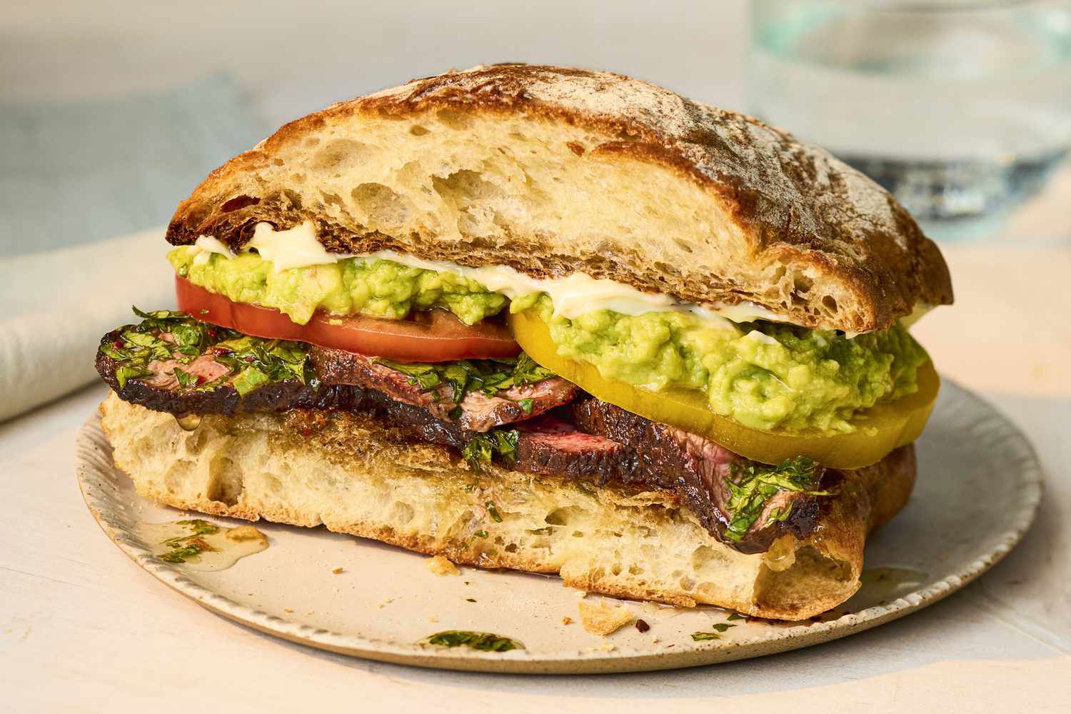 Grilled Picanha Sandwich with Chimichurri