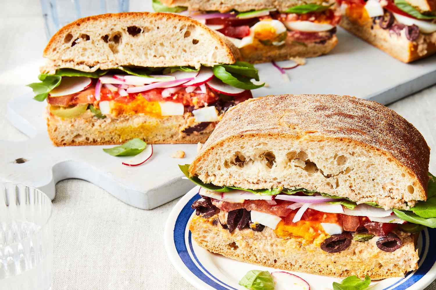 Pan Bagnat (Niçoise Salad Sandwich)
