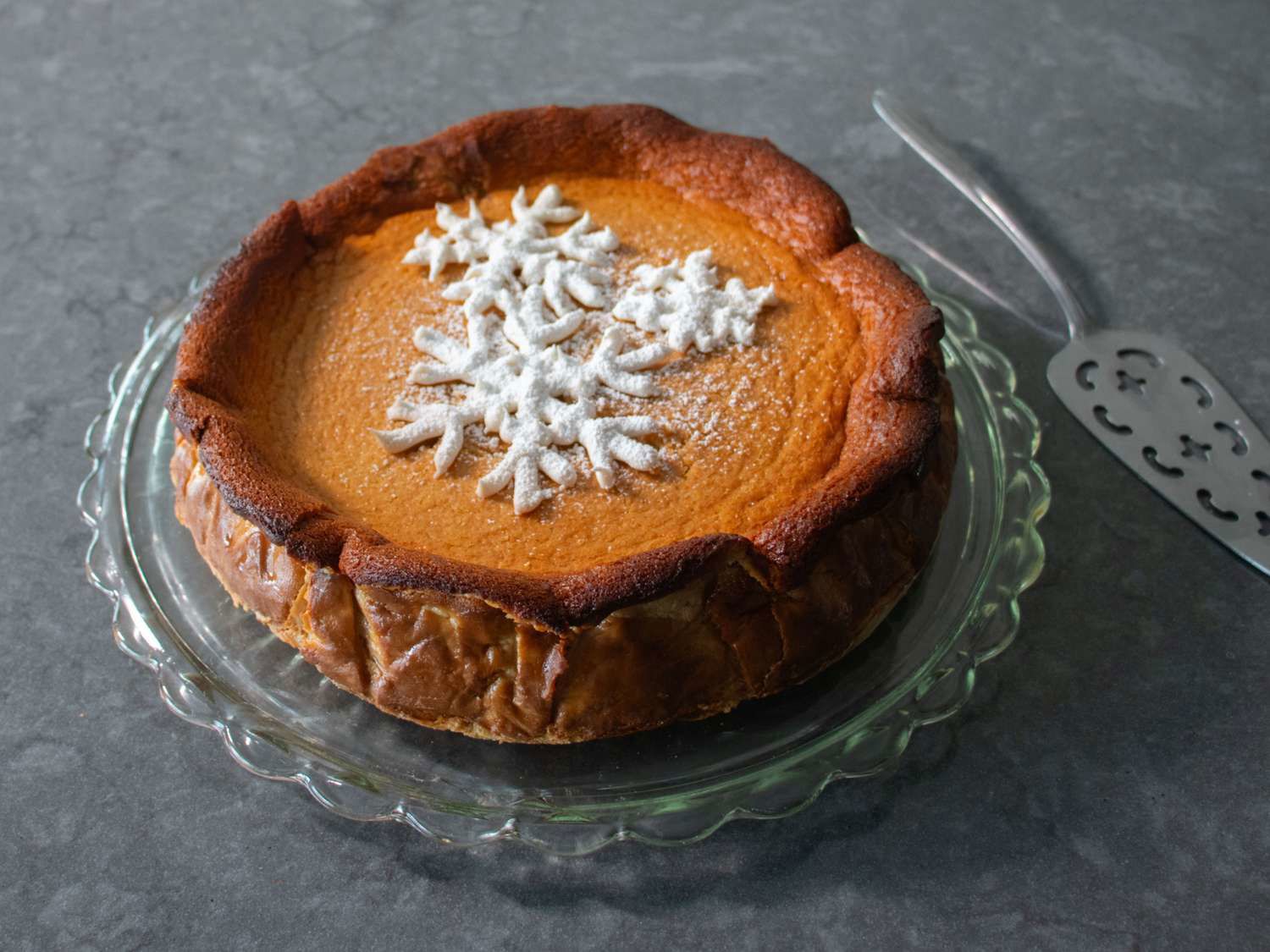 Gingerbread Basque Cheesecake