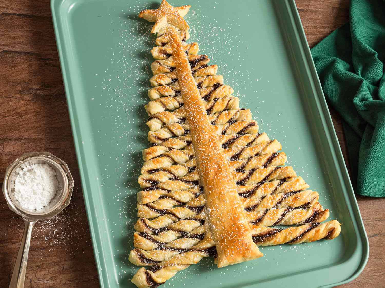 Nutella Puff Pastry Christmas Tree