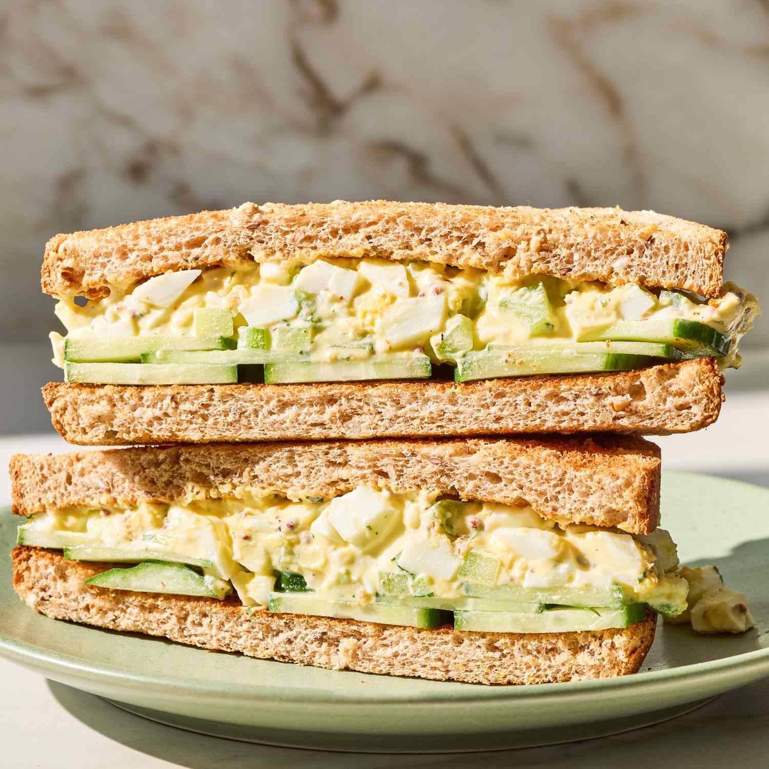 Cucumber-Egg Salad Sandwich