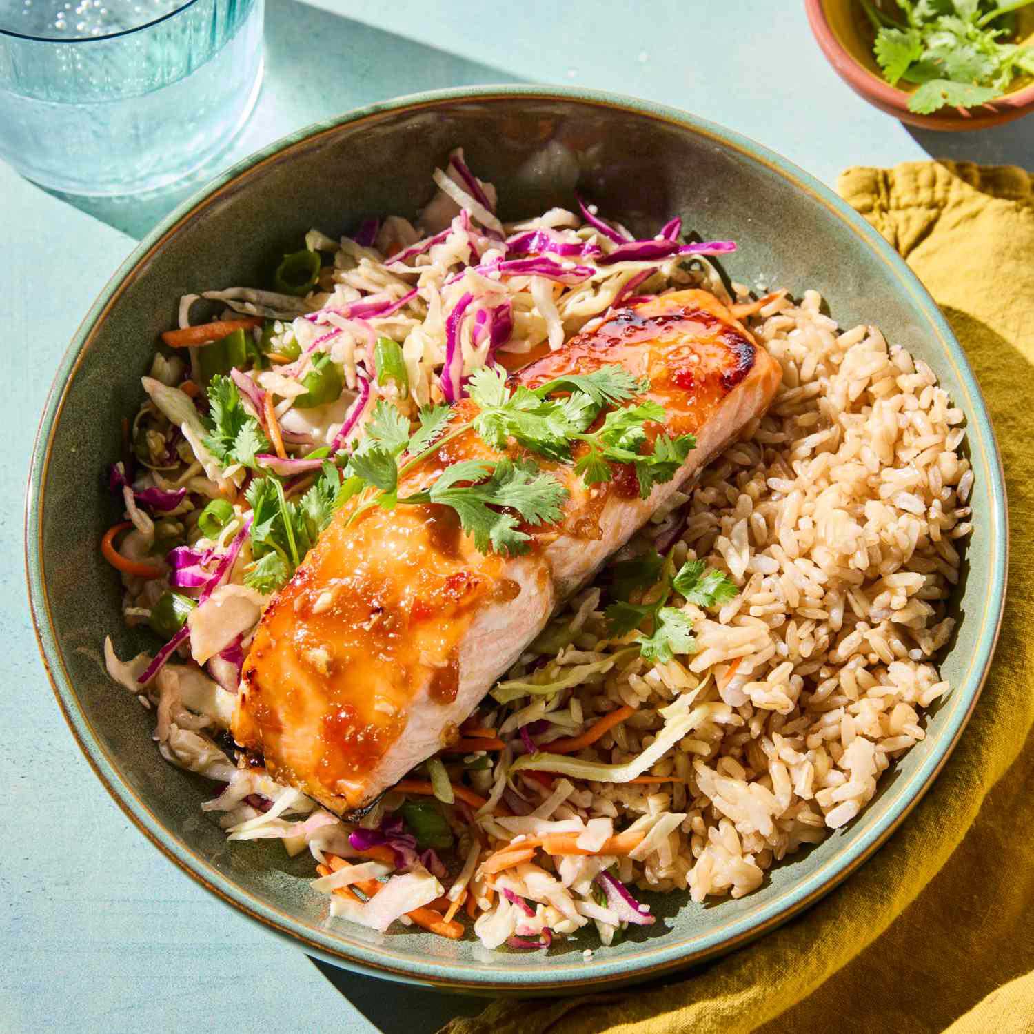 Thai Sweet Chili Salmon Bowls