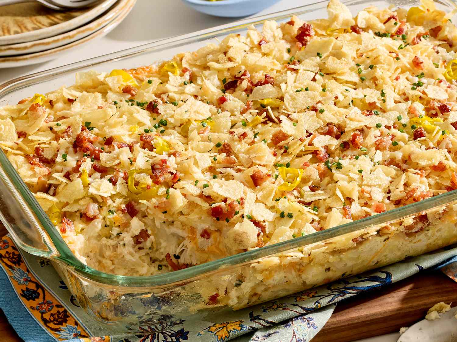 Mississippi Funeral Chicken and Potato Casserole