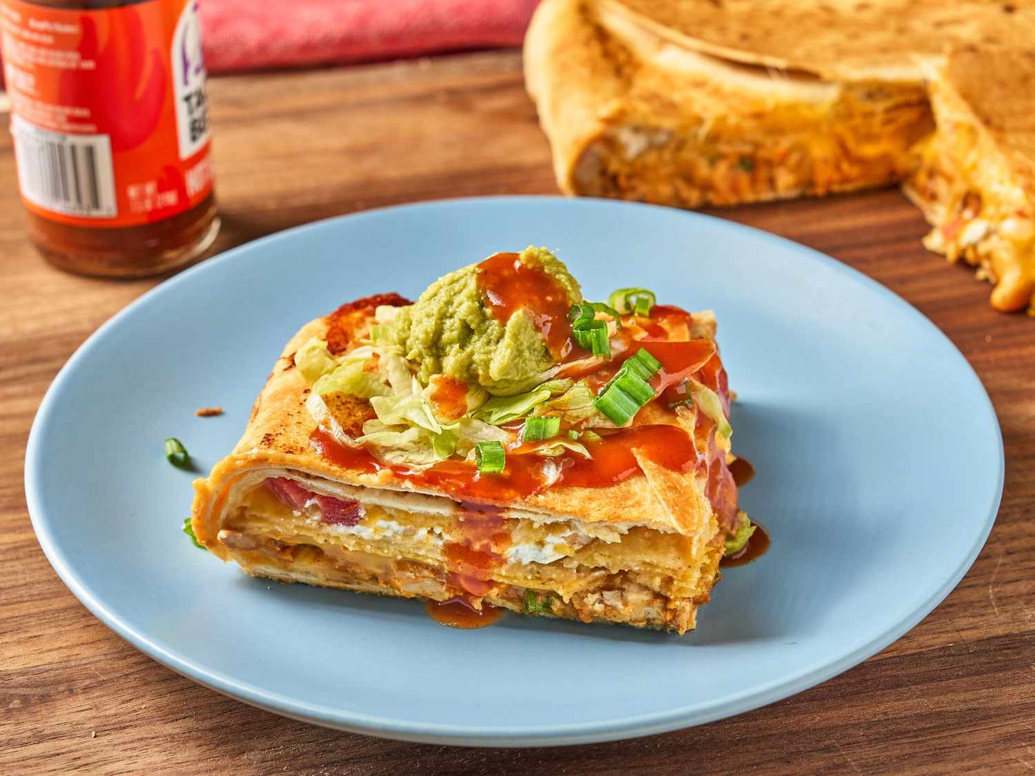 Chicken Crunchwrap Casserole