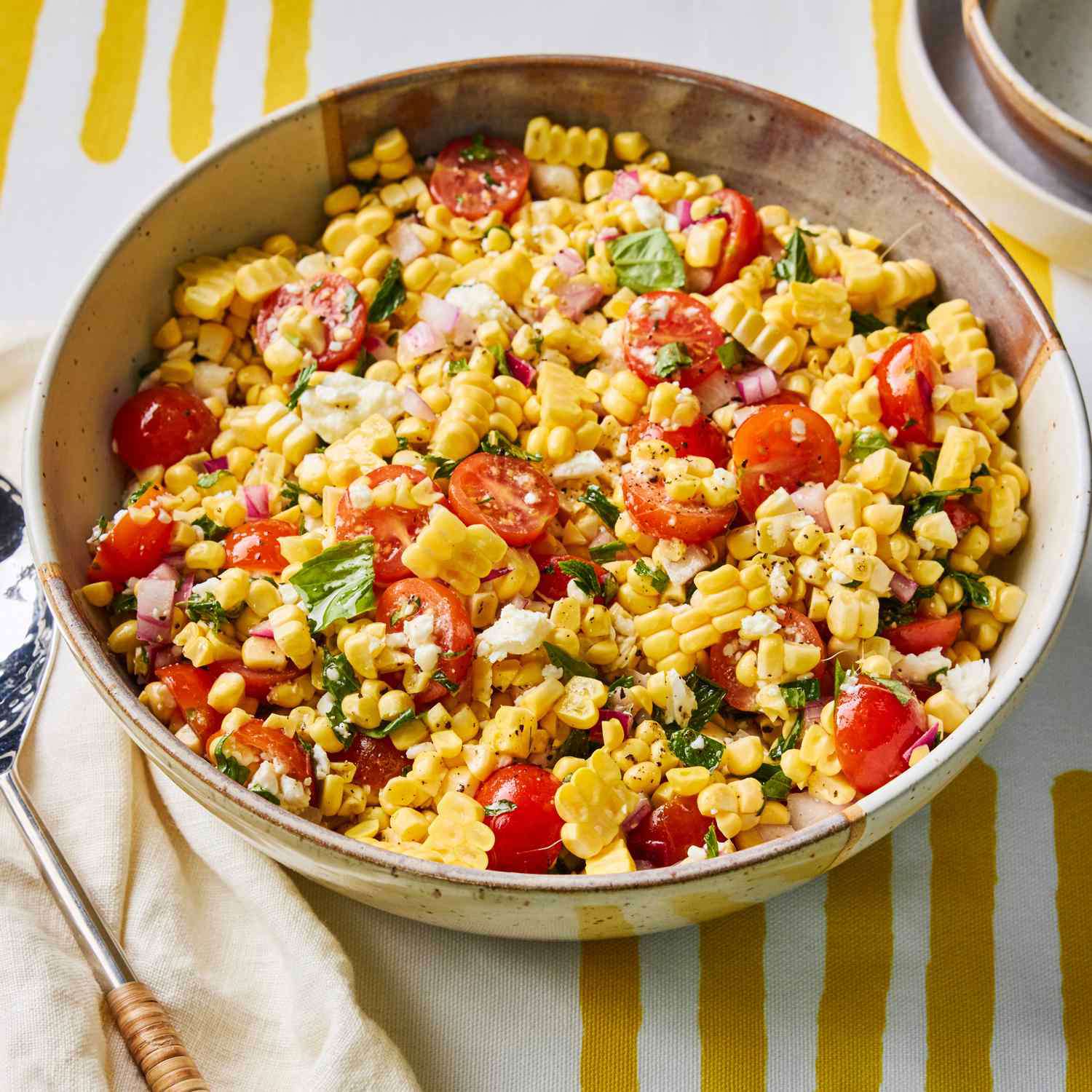 Corn Salad with Tomatoes & Feta