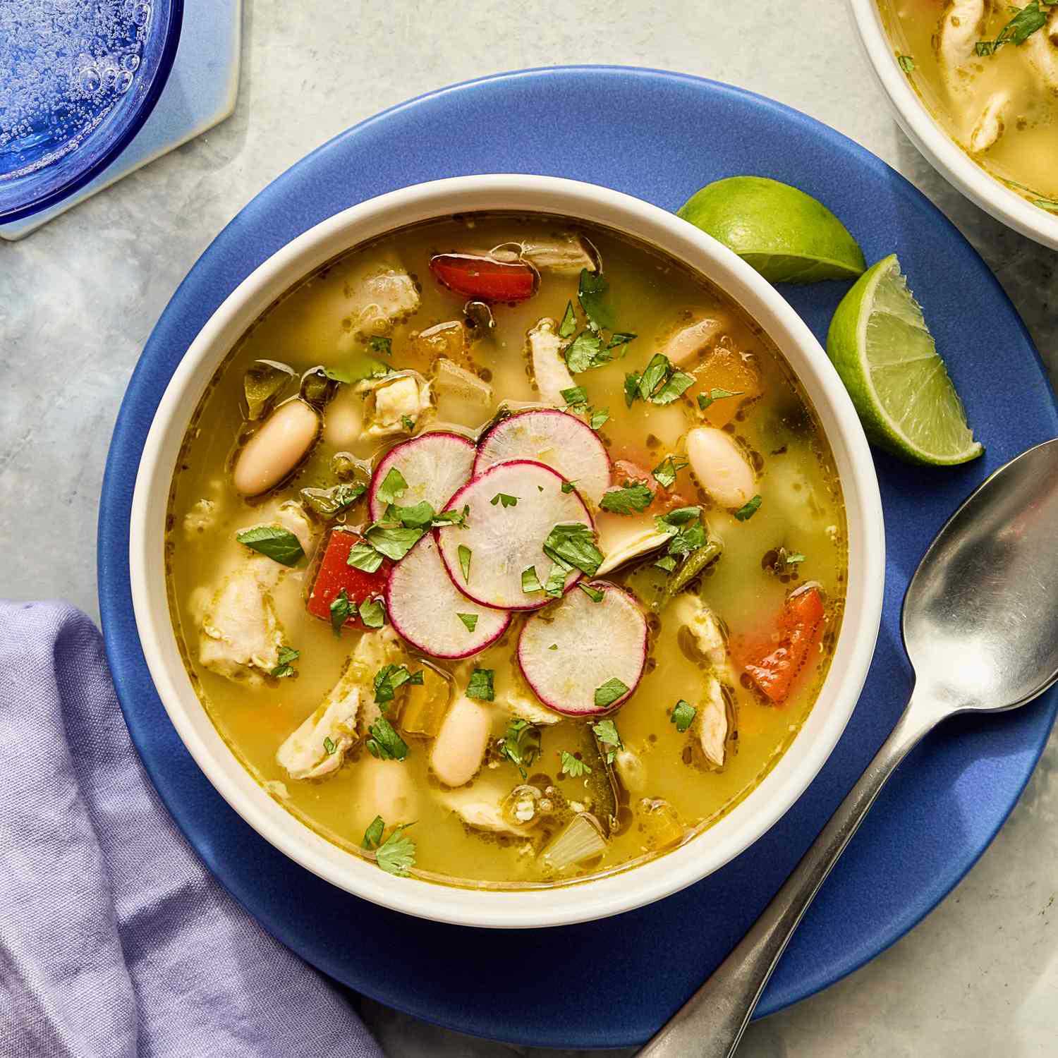 Make Salsa Verde Chicken & White Bean Soup in Your Slow Cooker for a Hands-Off, High-Fiber Dinner