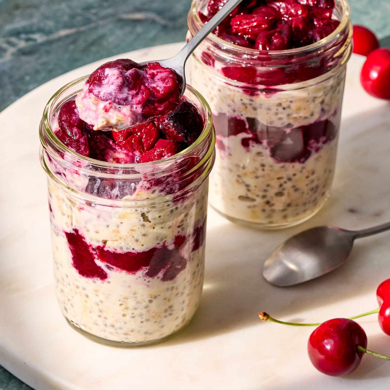 Cherry Pie Overnight Oats