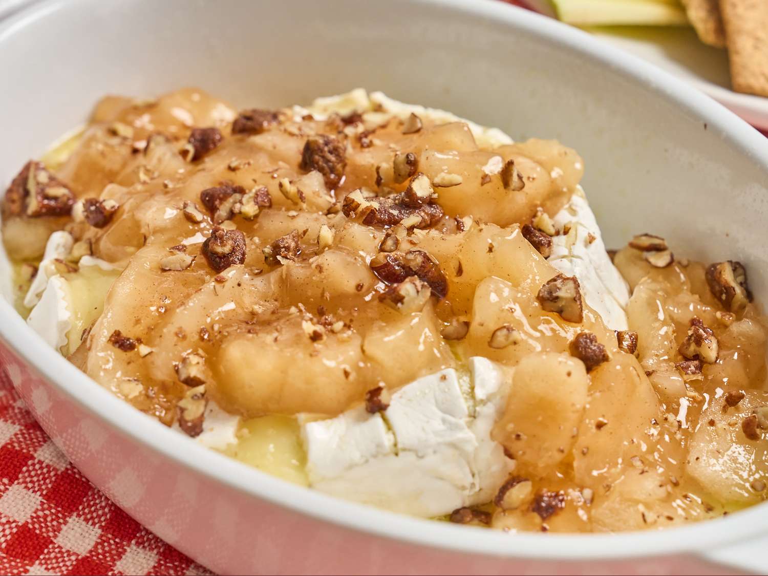 Apple Pie Baked Brie