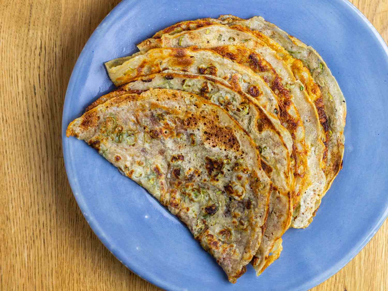 Sourdough Dashi Scallion Pancakes